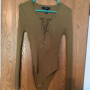 Sweater body suit